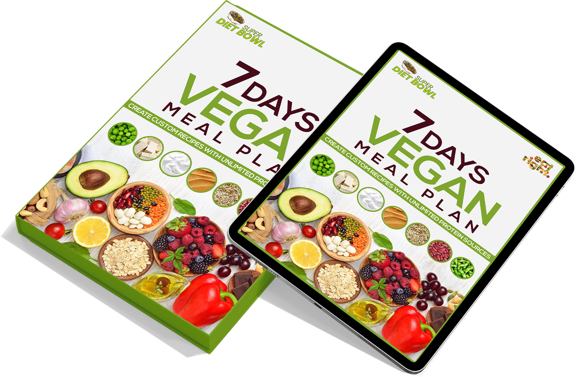7-Day Vegan Meal Plan | Healthy Plant-Based Recipes & High-Protein Guide